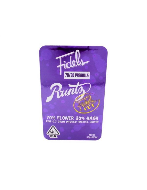 RUNTZ 5PK 70/30 PREROLLS BY FIDELS