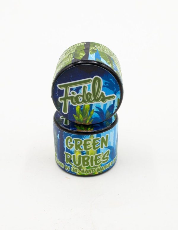 Green Rubies Rosin Jar GREEN RUBIES ROSIN BY FIDELS